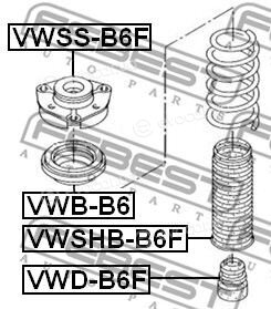 Febest VWB-B6