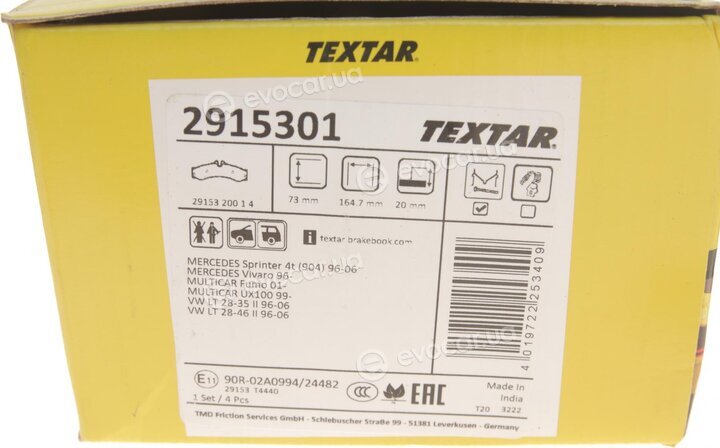 Textar 2915301