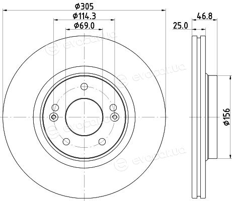 Hella Pagid 8DD 355 126-541