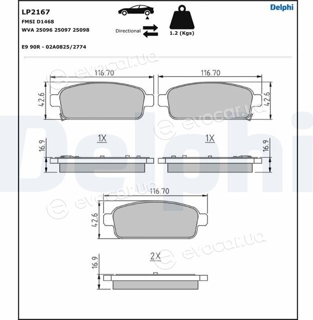 Delphi LP2167