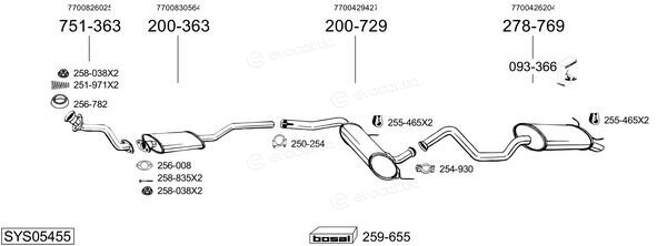 Bosal SYS05455