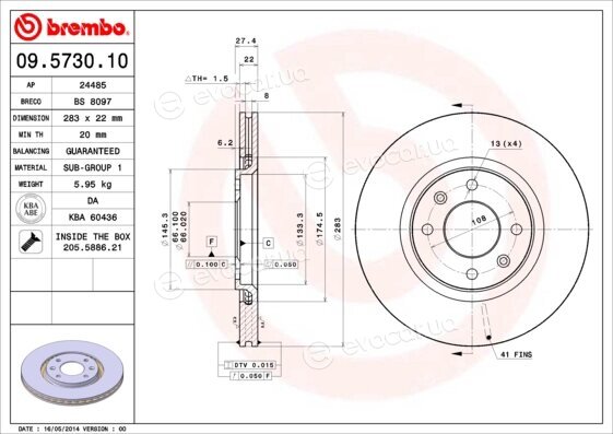 Brembo 09.5730.10