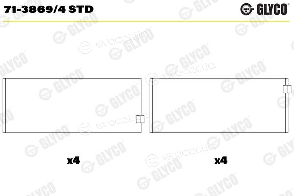 Glyco 71-3869/4 STD