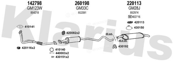 Klarius 390516E