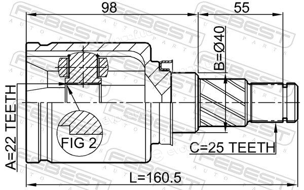 Febest 0211-B10ATLH