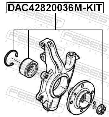 Febest DAC42820036M-KIT