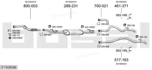 Bosal SYS08586