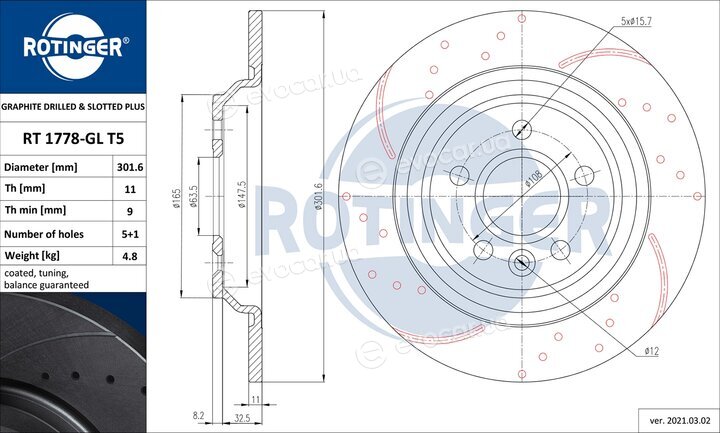 Rotinger RT 1778-GL T5