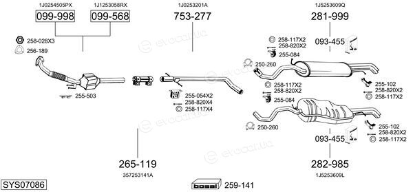 Bosal SYS07086