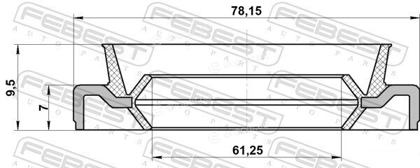 Febest 95EDS-63780710X