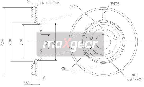 Maxgear 19-2334
