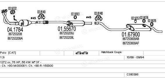 MTS C380398001584