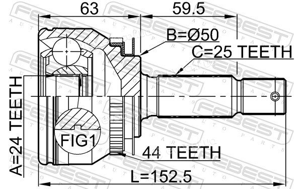 Febest 2210-CER20A44