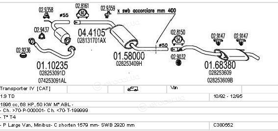 MTS C380552002516