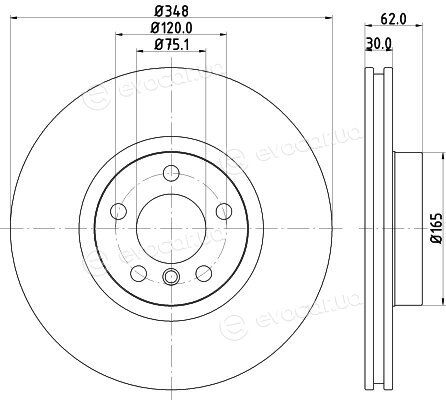 Hella Pagid 8DD 355 117-741