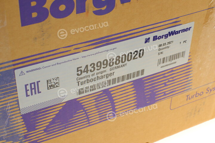 BorgWarner 54399880020