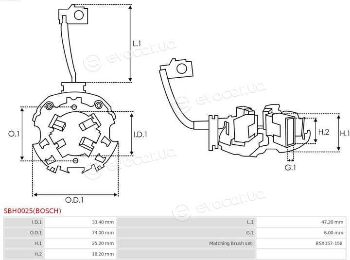 AS SBH0025(BOSCH)