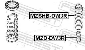 Febest MZD-DW3R