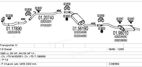 MTS C380589002552