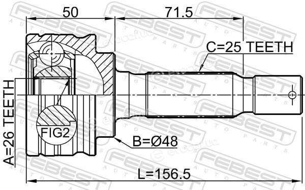 Febest 0410-GA2RR