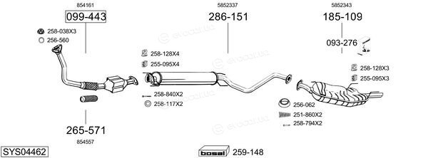 Bosal SYS04462