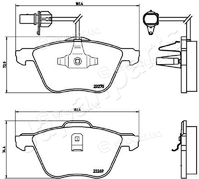 Japanparts PA-0952AF