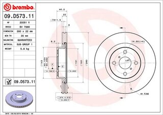 Brembo 09.D573.11