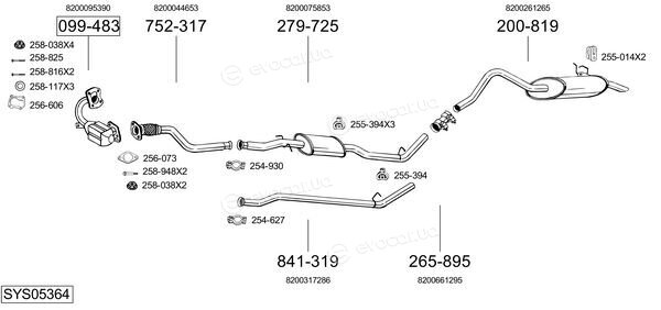 Bosal SYS05364