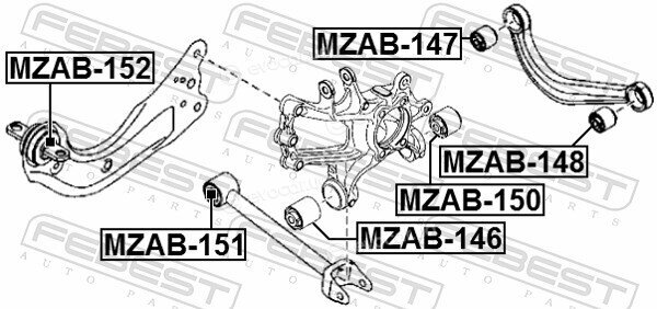 Febest MZAB-148