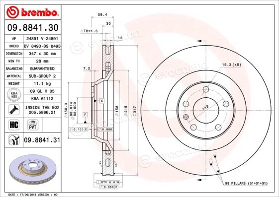 Brembo 09.8841.31