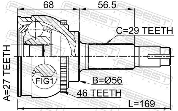 Febest 0210-040A46