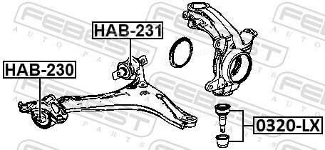 Febest HAB-230