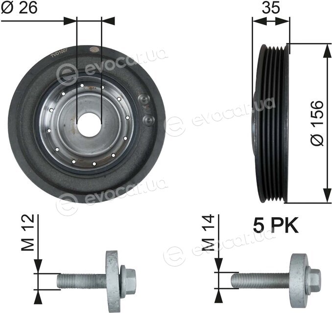 Gates TVD1007A