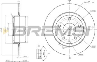Bremsi CD8477S