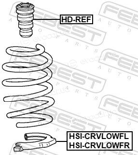 Febest HSI-CRVLOWFR