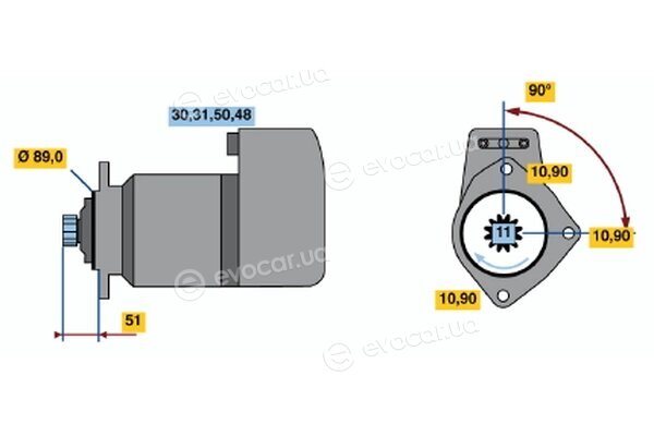 Bosch 0 001 510 034