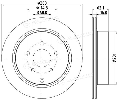 Hella Pagid 8DD 355 118-811