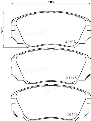 Hella Pagid 8DB 355 013-051