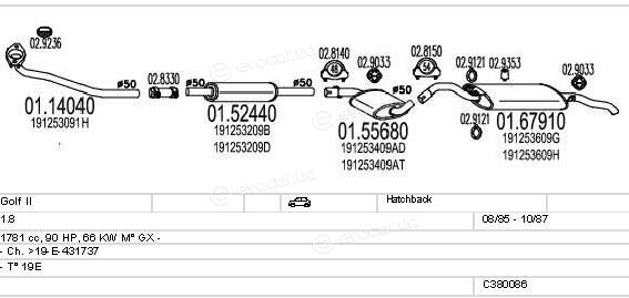 MTS C380086002880