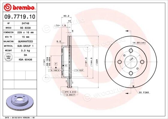 Brembo 09.7719.10