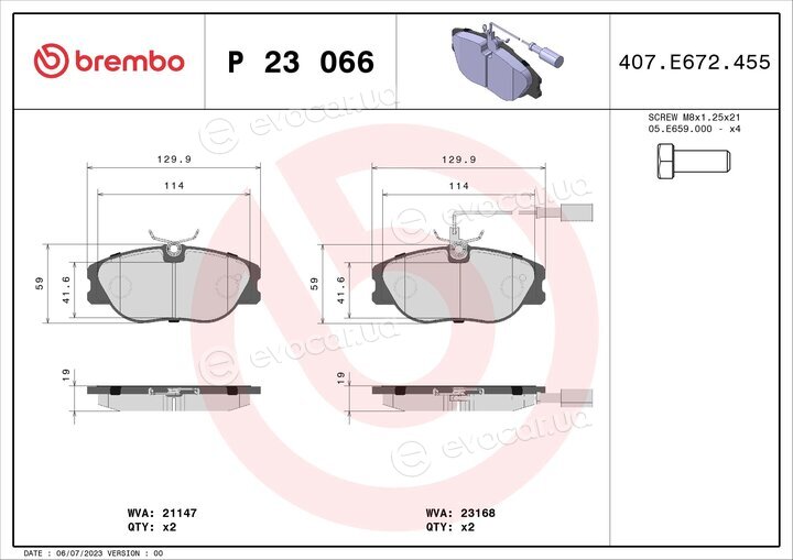 Brembo P 23 066