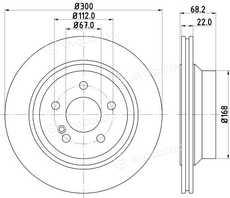 Hella Pagid 8DD 355 108-861