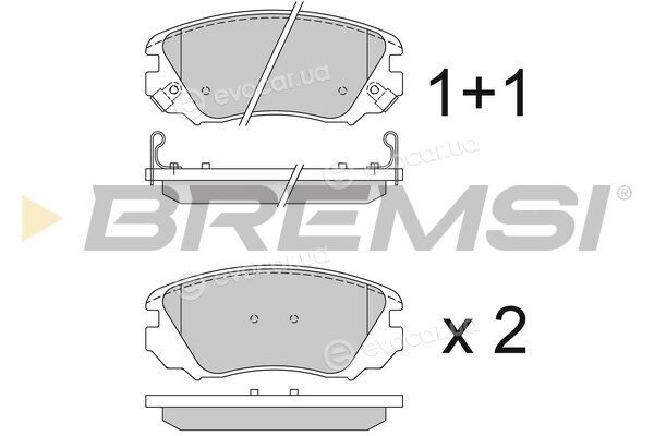 Bremsi BP3376