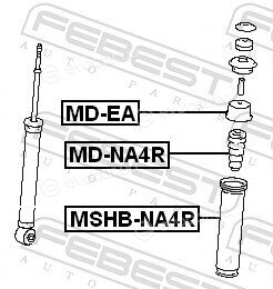 Febest MD-NA4R