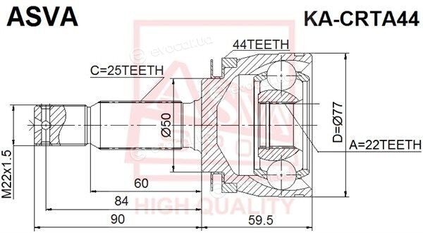 Asva KA-CRTA44