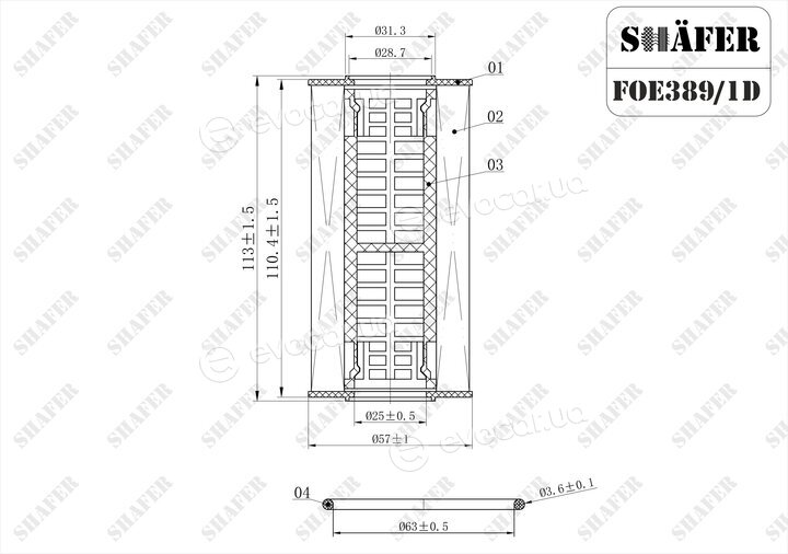 Shafer FOE3891D