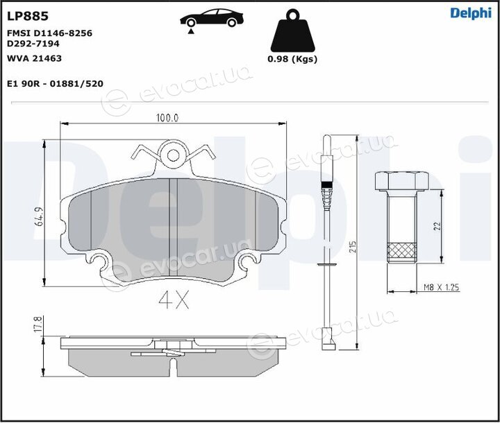 Delphi LP885