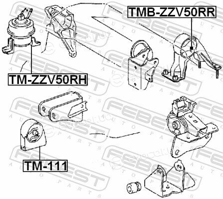 Febest TMB-ZZV50RR