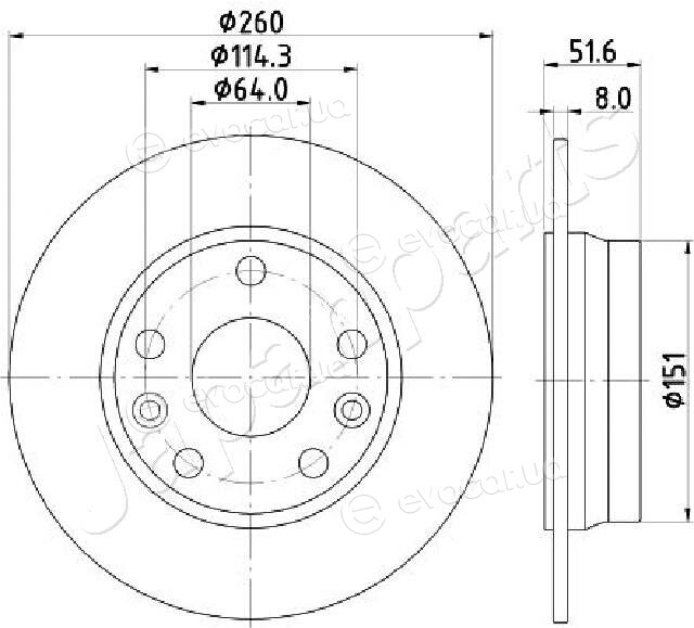 Japanparts DP-135C