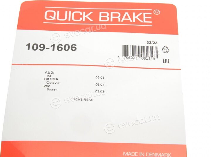 Kawe / Quick Brake 109-1606